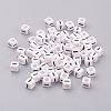 Acrylic Horizontal Hole Letter Beads OACR-YW0002-08I-1