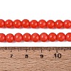 Opaque Solid Color Glass Beads Strands GLAA-T032-P6mm-19-2