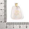 Natural Quartz Crystal Pendants G-C282-03G-3