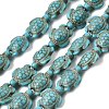 Synthetic Turquoise Beads Strands G-E456-35D-8x10mm-2