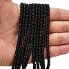 Natural Black Onyx Beads Strands G-L635-A01-4x2mm-01-2