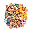 100Pcs 5 Styles Handmade Polymer Clay Beads CLAY-FP0001-16-4