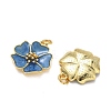 Brass Enamel Pendants KK-CBAD9DF-03G-J-2
