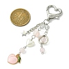 Peach Alloy Enamel Keychain KEYC-JKC01095-3