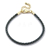 Polyester Cord Braided Bracelet Makings MAK-Z003-01G-06-1