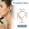120Pcs 304 Stainless Steel Leverback Earring Findings STAS-ME0001-05-2