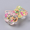 Candy Color Transparent Resin Cabochon RESI-WH0008-34A-2