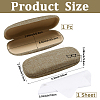 1Pc Oval Polyester Eyeglass Cases AJEW-CN0007-32C-2