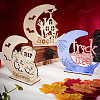 CREATCABIN 3 Sets 3 Style Density Board Halloween Display Decorations DJEW-CN0001-08-5
