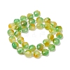 Dyed Natural White Jade Beads Strands G-C116-A181-01C-3