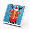 DIY Christmas Theme Square Diamond Painting Kit XMAS-PW0001-152E-1