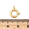Brass Spring Ring Clasps KK-D407-20G-C-3
