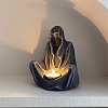 Halloween Ghost Resin Candle Holder PW-WGF479D-05-1