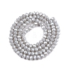 Electroplate Glass Beads Strands LS-EGLA-A044-P3mm-A19-3