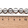 Electroplated Transparent Glass Beads Strands GL-CBA98F0-06C-06-4