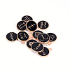 Alloy Enamel Pendants ENAM-WH0047-50G-B-1