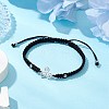 Braided Nylon Cord Adjustable Bracelets BJEW-JB11597-01-1