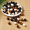 Craftdady Natural Wood Beads WOOD-CD001-03-LF-4