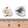 Natural Black Shell Carved Pendants SSHEL-D084-05A-3