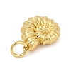 Brass Charms X-KK-U058-56G-2