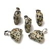 Natural Dalmatian Jasper Pendants G-Z067-02P-06-1