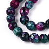 Dyed Natural White Jade Beads Strands G-T139-6mm-60-20-3
