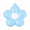 Spray Painted Alloy and Enamel Big Pendants PALLOY-T092-80C-1