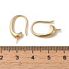 Rack Plating Brass Earring Hooks KK-G480-09LG-3