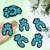 10Pcs Computerized Embroidery Cloth Self Adhesive Patches DIY-GF0011-73B-3