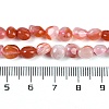 Natural Red Agate Beads Strands G-P497-01B-11-5