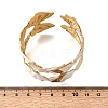 304 Stainless Steel Enamel Cuff Bangles for Women BJEW-E112-01G-3
