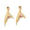 304 Stainless Steel Enamel Pendants STAS-I351-22G-09-1