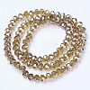 Electroplate Glass Beads Strands EGLA-A034-T1mm-A12-2