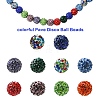 30Pcs Pave Disco Ball Beads RB-YW0001-14H-5