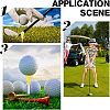 12Pcs Two-tone Plastic Golf Double Tees AJEW-CA0001-62-6