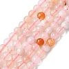 Natural Cherry Blossom Agate Beads Strands G-B130-4mm-02-2