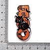 Halloween Theme Opaque Printed Acrylic Pendants SACR-Z006-07B-3