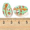 Printed Natural Shell Beads BSHE-G037-01A-3