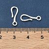 925 Sterling Silver Hook Clasps STER-A050-09A-S-3