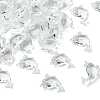 50Pcs Transparent Acrylic Pendants MACR-YW0004-34A-1