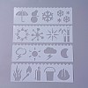 Plastic Kids Drawing Stencil Template DIY-P003-J03-2