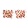 Plating Transparent Acrylic Beads OACR-B013-26C-2