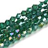 Transparent Electroplate Glass Beads Strands LS-GLAA-F029-2mm-A10-1