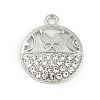 Alloy Micro Pave Rhinestone Pendants FIND-K020-18P-1