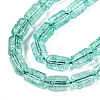 Crackle Transparent Glass Beads Strands GLAA-N068-05A-05-3