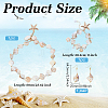 Shell Beaded Charm Bracelets and Rhombus Dangle Earrings and Pendant Necklaces for Women SJEW-ME0001-11-2