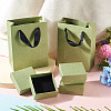 3Pcs Square Paper Jewelry Display Cases CON-TA0001-39E-01-6