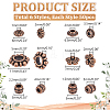 300Pcs 6 Styles Tibetan Style Alloy Spacer Beads FIND-PH0020-41R-2