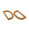 Wooden D-Shaped Bag Handles FIND-WH0005-23B-2
