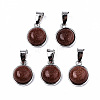 Synthetic Goldstone Pendants G-T131-19C-1